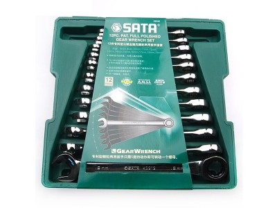 9040 世达两用扳手 12件套