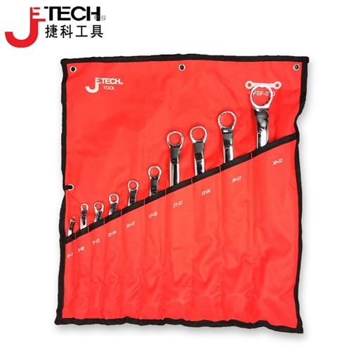 捷科OFSF-S10双梅呆扳手(10支装）