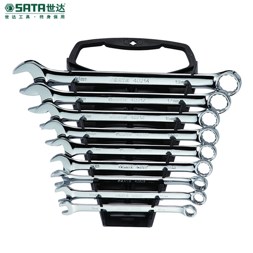 世达09020 9件全抛光两用扳手