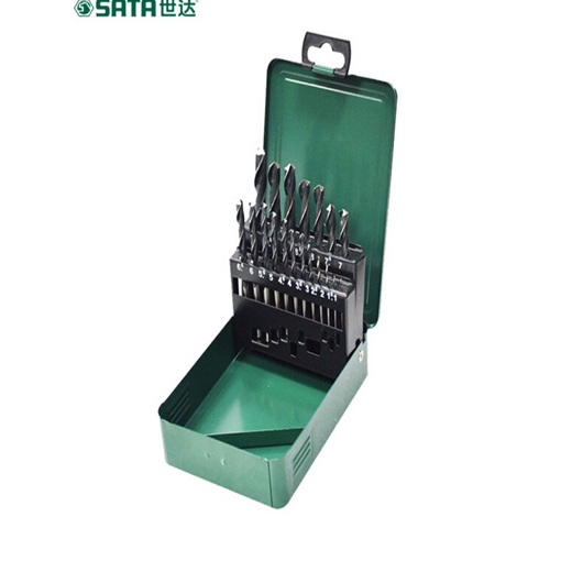 世达（SATA） 52919 直柄麻花钻组套 19件 耐磨 高速钢 （计价单